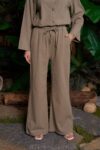 Khaki Casual Boho Palazzo Pants - Brand: XLove - Women & Kids, Baby Clothes Wholesale - TheBS Women