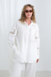White Casual Elegant Modest Shirt – Brand: SOUL – Women & Kids, Baby Clothes Wholesale – TheBS Women