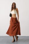 Flared Maxi Skirt With Striped Pattern - Brand: Reyon - Women & Kids, Baby Clothes Wholesale - TheBS Women