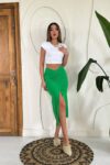SexyHigh Waist Midi Slit Skirt - Brand: Elisa - Women & Kids, Baby Clothes Wholesale - TheBS Women