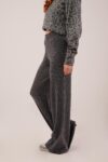 Grey Palazzo Pants With Wide Leg And Mid Waist – Brand: Lustrin – Women & Kids, Baby Clothes Wholesale – TheBS Women