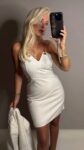White Elegant Sheath Mini Dress With Sweetheart Neck - Brand: My Jest Fashion - Women & Kids, Baby Clothes Wholesale - TheBS Women