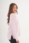 Sweater Oversized V-Neck Long Sleeve Casual – Brand: Lustrin – Women & Kids, Baby Clothes Wholesale – TheBS Women