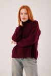 Sweater With Turtle Neck Oversized Fit – Brand: Lustrin – Women & Kids, Baby Clothes Wholesale – TheBS Women