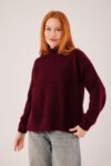 Sweater With Turtle Neck Oversized Fit – Brand: Lustrin – Women & Kids, Baby Clothes Wholesale – TheBS Women