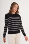 Striped Casual Sweater – Brand: Lustrin – Women & Kids, Baby Clothes Wholesale – TheBS Women