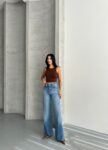 Mom Jeans With Wide Leg And High Waist - Brand: My Jest Fashion - Women & Kids, Baby Clothes Wholesale - TheBS Women