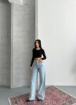 Blue Jeans Wide Leg High Waist Palazzo Casual - Brand: My Jest Fashion - Women & Kids, Baby Clothes Wholesale - TheBS Women