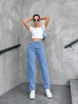 Mom Jeans High Waist Straight Leg – Brand: My Jest Fashion – Women & Kids, Baby Clothes Wholesale – TheBS Women