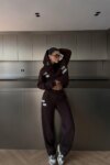 Hooded Neck Tracksuit With Letter Print - Brand: EYYO ATELIER - Women & Kids, Baby Clothes Wholesale - TheBS Women