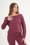 Blouse With Off Shoulder Neck - Brand: Lustrin - Women & Kids, Baby Clothes Wholesale - TheBS Women