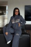 Grey Tracksuit Oversized Jogger With Zip Up Closure – Brand: EYYO ATELIER – Women & Kids, Baby Clothes Wholesale – TheBS Women