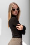 Turtleneck Ribbed Black Blouse – Brand: la & vetta – Women & Kids, Baby Clothes Wholesale – TheBS Women
