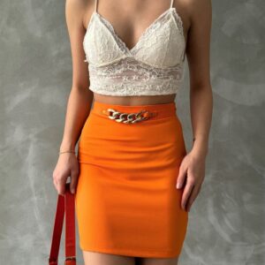 Above Knee Skirt With Chain Waist - Brand: Topshow - Women & Kids, Baby Clothes Wholesale - TheBS Women