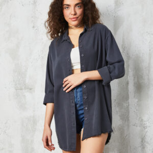 Anthracite Basic Tencel Shirt - Brand: First Angels - Women & Kids, Baby Clothes Wholesale - TheBS Women