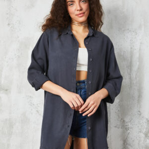 Anthracite Basic Tencel Shirt - Brand: First Angels - Women & Kids, Baby Clothes Wholesale - TheBS Women