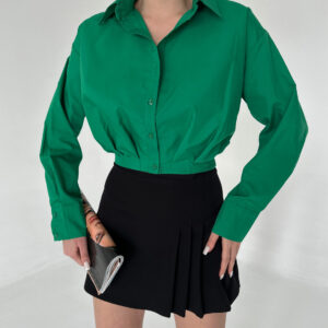 Dacron Crop Shirt - Brand: My Fashion - Women & Kids, Baby Clothes Wholesale - TheBS Women