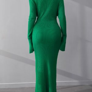 Slit Knitwear Dress - Brand: My Fashion - Women & Kids, Baby Clothes Wholesale - TheBS Women