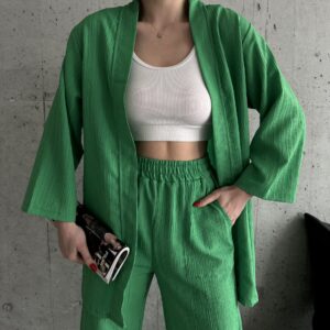 Seersucker Vest Set - Brand: My Fashion - Women & Kids, Baby Clothes Wholesale - TheBS Women