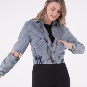 Denim Jacket - Blue - Brand: XLove - Women & Kids, Baby Clothes Wholesale - TheBS Women
