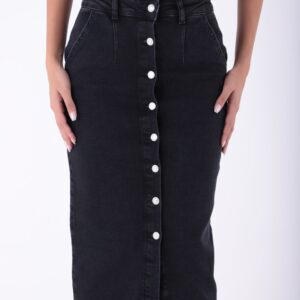 Denim Skirt - Anthracite - Brand: XLove - Women & Kids, Baby Clothes Wholesale - TheBS Women