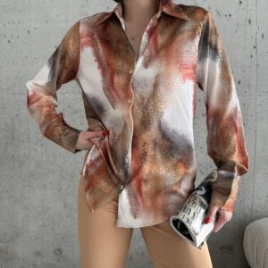 Lake Pattern Shirt - Brand: My Fashion - Women & Kids, Baby Clothes Wholesale - TheBS Women