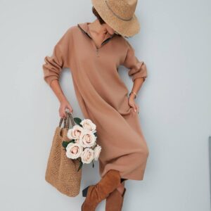 Zipper Dress - Brand: My Fashion - Women & Kids, Baby Clothes Wholesale - TheBS Women