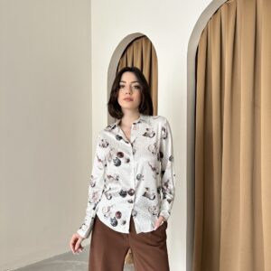 Akçe Pattern Shirt - Brand: My Fashion - Women & Kids, Baby Clothes Wholesale - TheBS Women
