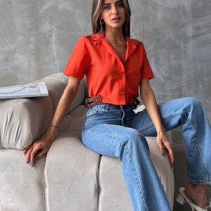 Belt Detailed Shirt - Brand: Topshow - Women & Kids, Baby Clothes Wholesale - TheBS Women