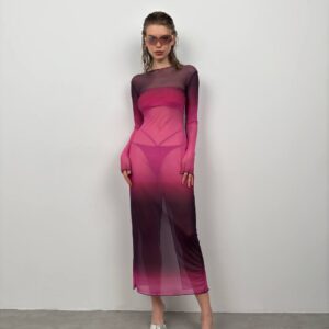 Printed Maxi Dress - Brand: Black Fashion - Women & Kids, Baby Clothes Wholesale - TheBS Women