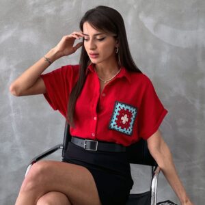 Floral Pocket Shirt - Brand: Topshow - Women & Kids, Baby Clothes Wholesale - TheBS Women