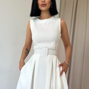 Halter Neck Flared Dress - Brand: Elisa - Women & Kids, Baby Clothes Wholesale - TheBS Women