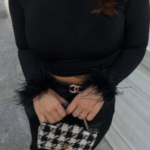 Sleeves Feather Detail Blouse - Brand: EYYO ATELIER - Women & Kids, Baby Clothes Wholesale - TheBS Women