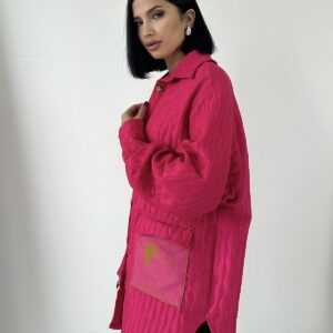 Quilted Shirt With Pockets - Brand: Elisa - Women & Kids, Baby Clothes Wholesale - TheBS Women