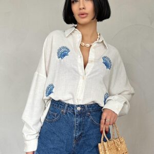 Shell Patterned Shirt - Brand: Elisa - Women & Kids, Baby Clothes Wholesale - TheBS Women