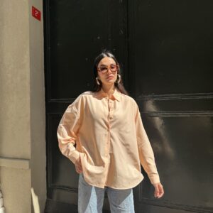 Salmon Wide Cut Basic Shirt - Brand: First Angels - Women & Kids, Baby Clothes Wholesale - TheBS Women