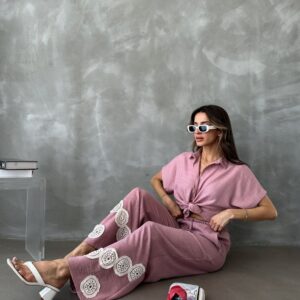 Powder Laced Trousers - Brand: Topshow - Women & Kids, Baby Clothes Wholesale - TheBS Women