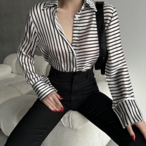 Striped Yorgo Satin - Brand: My Fashion - Women & Kids, Baby Clothes Wholesale - TheBS Women