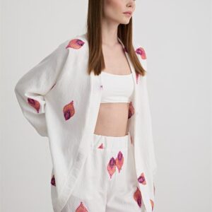 Paisley Patterned Linen Trousers - Brand: Levure - Women & Kids, Baby Clothes Wholesale - TheBS Women