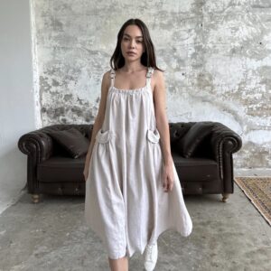 Bag Pocket Dress - Natur - Brand: Cream Rouge - Women & Kids, Baby Clothes Wholesale - TheBS Women