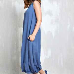 Linen Six Rubber Detailed Dress 27310 - Brand: First Angels - Women & Kids, Baby Clothes Wholesale - TheBS Women