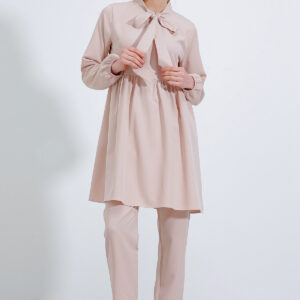 Cream Knitted Trousers Tunic Bottom Top Set 6654 - Brand: Bigdart - Women & Kids, Baby Clothes Wholesale - TheBS Women