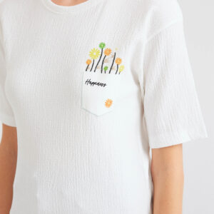Printed Knitted Basic T-Shirt - Brand: Bigdart - Women & Kids, Baby Clothes Wholesale - TheBS Women