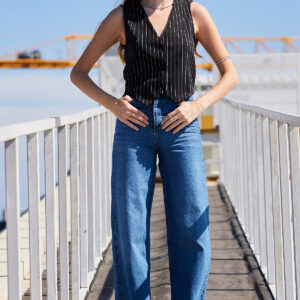 Striped Woven Vest - Brand: Bigdart - Women & Kids, Baby Clothes Wholesale - TheBS Women