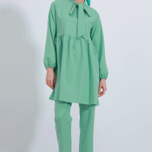 Mint Knitted Trousers Tunic Bottom Top Set 6654 - Brand: Bigdart - Women & Kids, Baby Clothes Wholesale - TheBS Women