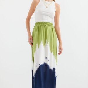 Patterned Long Viscose Skirt - Brand: Bigdart - Women & Kids, Baby Clothes Wholesale - TheBS Women