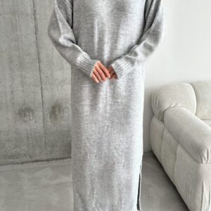 Crew Neck Silk Dress - Brand: My Fashion - Women & Kids, Baby Clothes Wholesale - TheBS Women