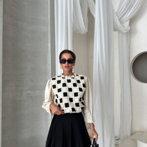 StoneLace Detailed Blouse - Brand: Topshow - Women & Kids, Baby Clothes Wholesale - TheBS Women