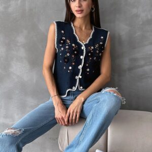 Embroidered Vest - Brand: Topshow - Women & Kids, Baby Clothes Wholesale - TheBS Women