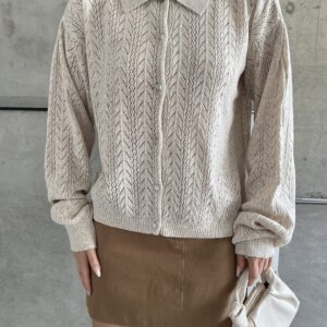 Arrow Pattern Buttoned Cardigan - Brand: My Fashion - Women & Kids, Baby Clothes Wholesale - TheBS Women